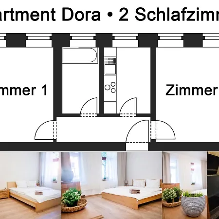 Apartment Dora Chemnitz Buitenkant foto